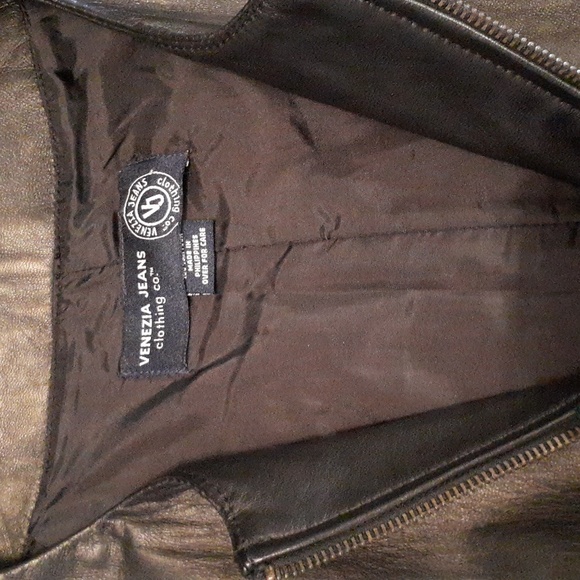 Genuine Leather Women's Vest Matte Black Size 18/20 - Picture 4 of 7